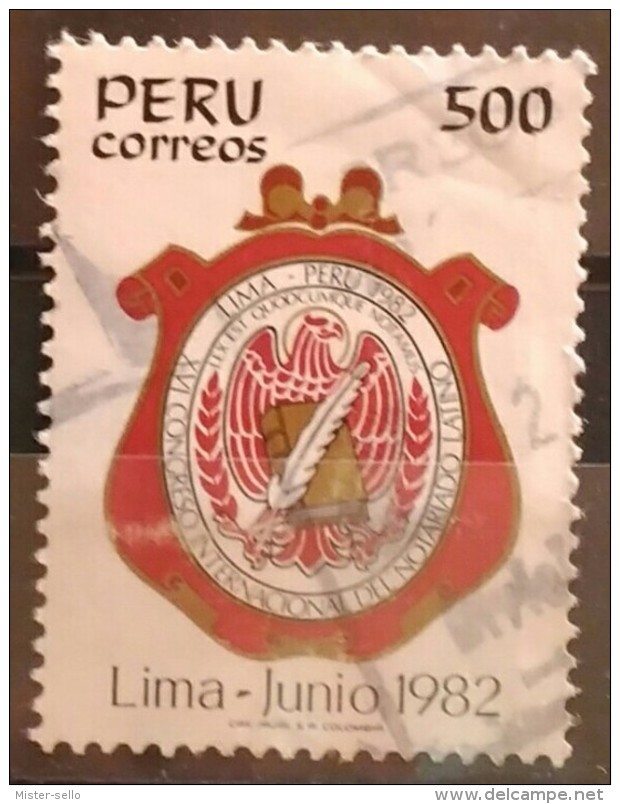 PERÚ 1982. 16º Congreso Del Notariado Latino. Lima. USADO - USED. - Peru