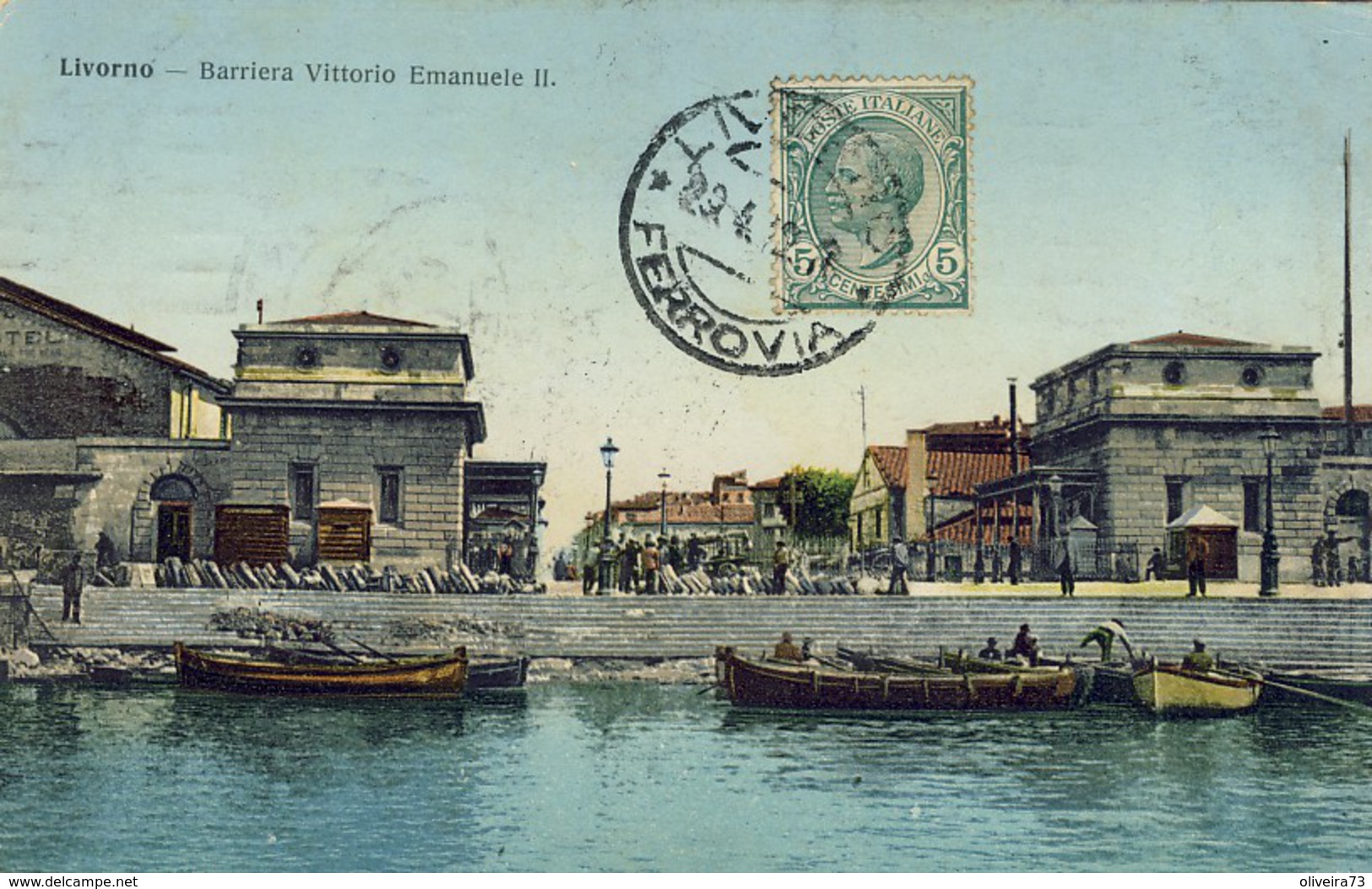 LIVORNO, Barriera Vittorio Emanuele II, 2 Scans - Livorno