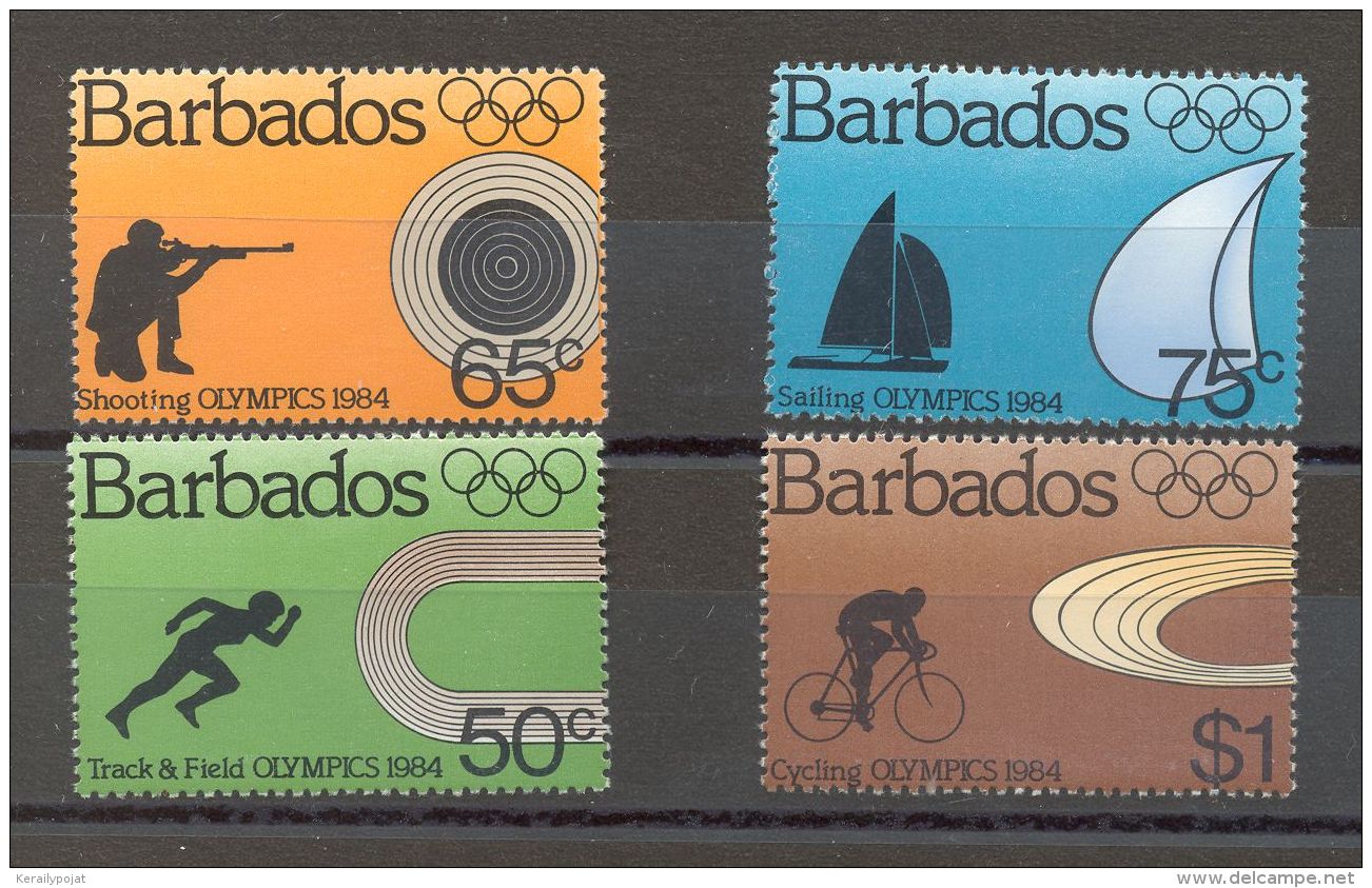 Barbados - 1984 Los Angeles MNH__(TH-16667) - Barbados (1966-...)