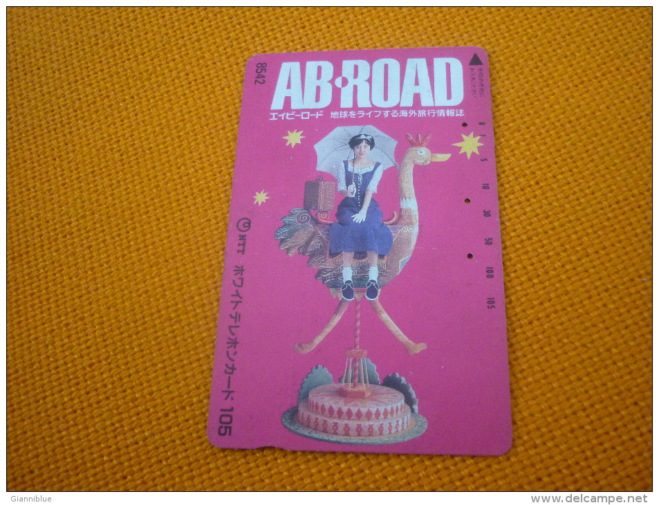 Carousel Woman Femme Japan Phonecard - Jeux