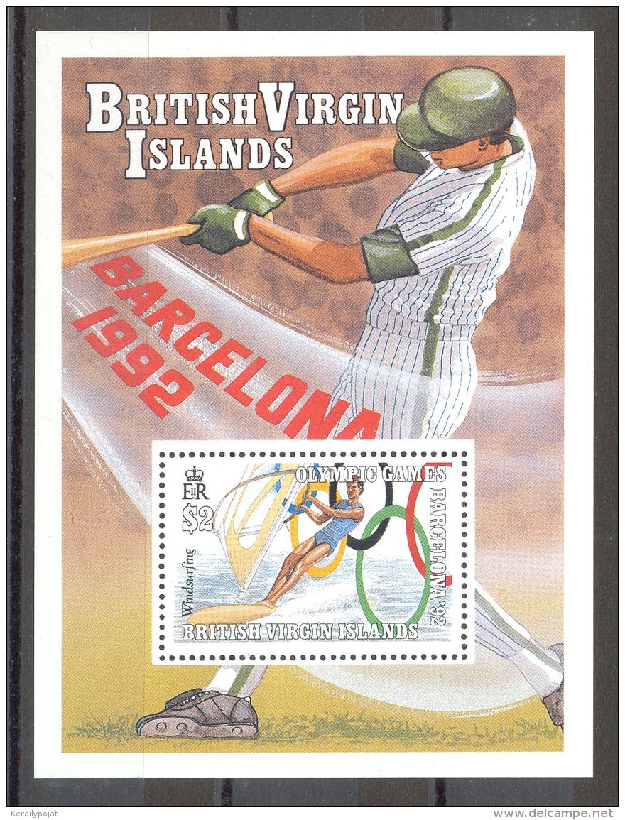 British Virgin Islands - 1990 Barcelona Block MNH__(TH-16539) - British Virgin Islands