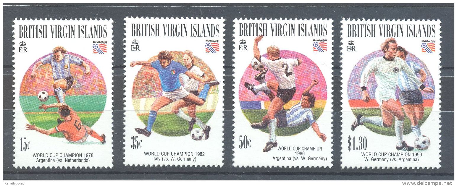 British Virgin Islands - 1994 Soccer World Cup MNH__(TH-9021) - British Virgin Islands