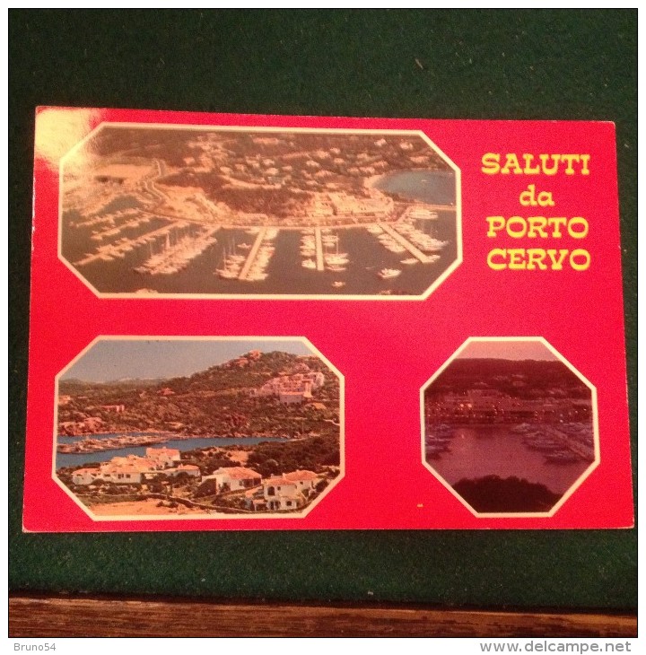Cartolina Saluti Da Porto Cervo Costa Smeralda Porto Vedute,viaggiata - Olbia