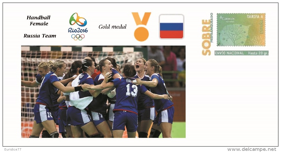 Spain 2016 - Olympic Games Rio 2016 - Gold Medal Handball Female Russia Cover - Otros & Sin Clasificación