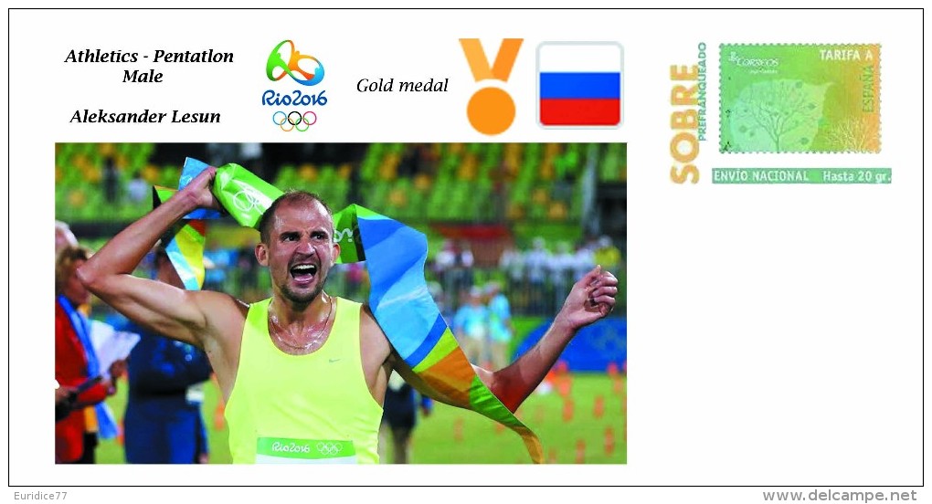 Spain 2016 - Olympic Games Rio 2016 - Gold Medal Pentatlon Male Russia Cover - Otros & Sin Clasificación