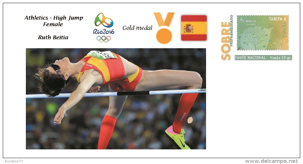 Spain 2016 - Olympic Games Rio 2016 - Gold Medal - Athletics Female Spain Cover - Otros & Sin Clasificación