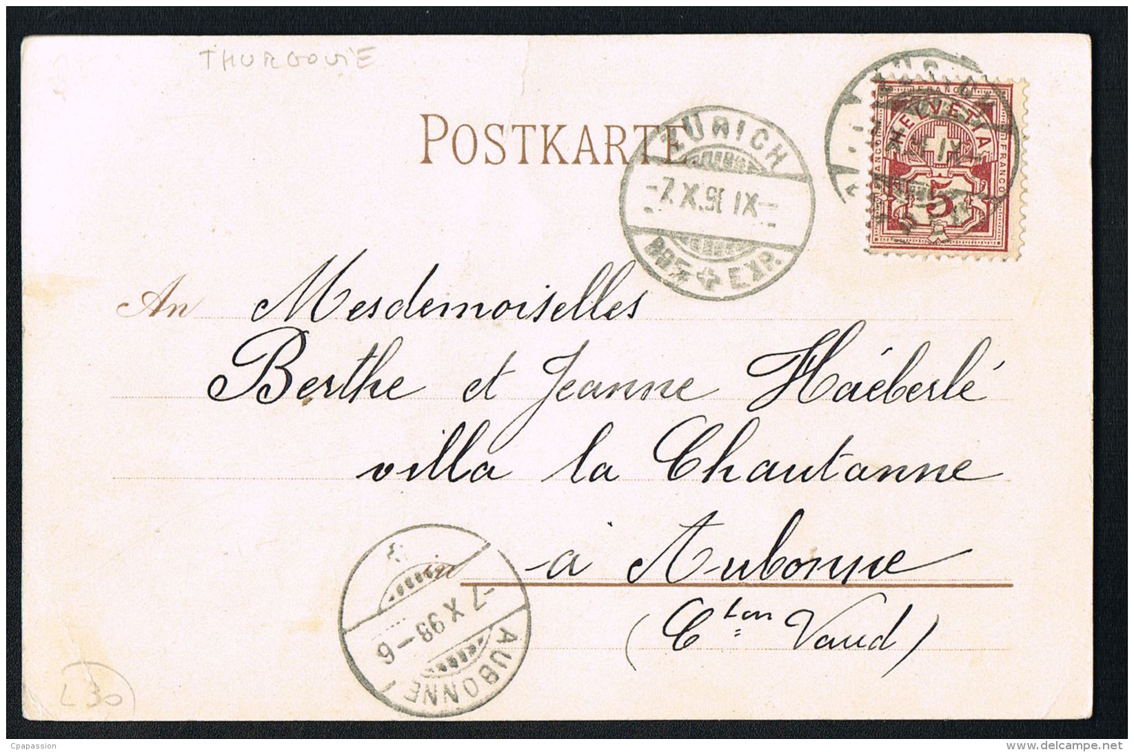 WEINFELDEN - THURGOVIE -SUISSE - 1898 -Offizielle Fest-Postkarte Zur 100 JARHIGEN Feier Der Befreiung Des KantonsTHURGAU - Weinfelden