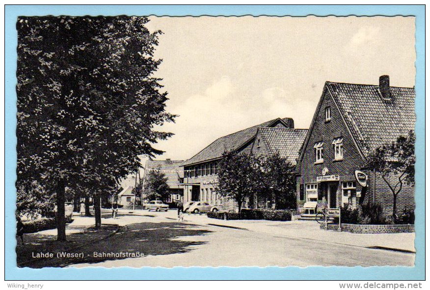 Petershagen Lahde - S/w Bahnhofstraße - Petershagen