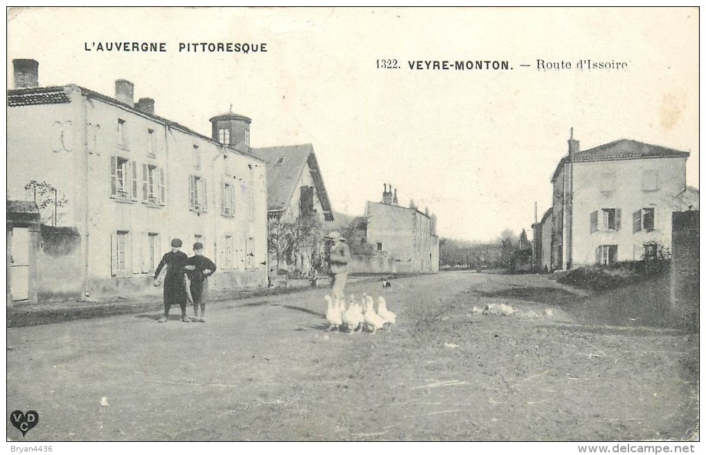 63 - VEYRE MONTON - PUY DE DOME - ROUTE D'ISSOIRE - VOIR SCANS - Veyre Monton