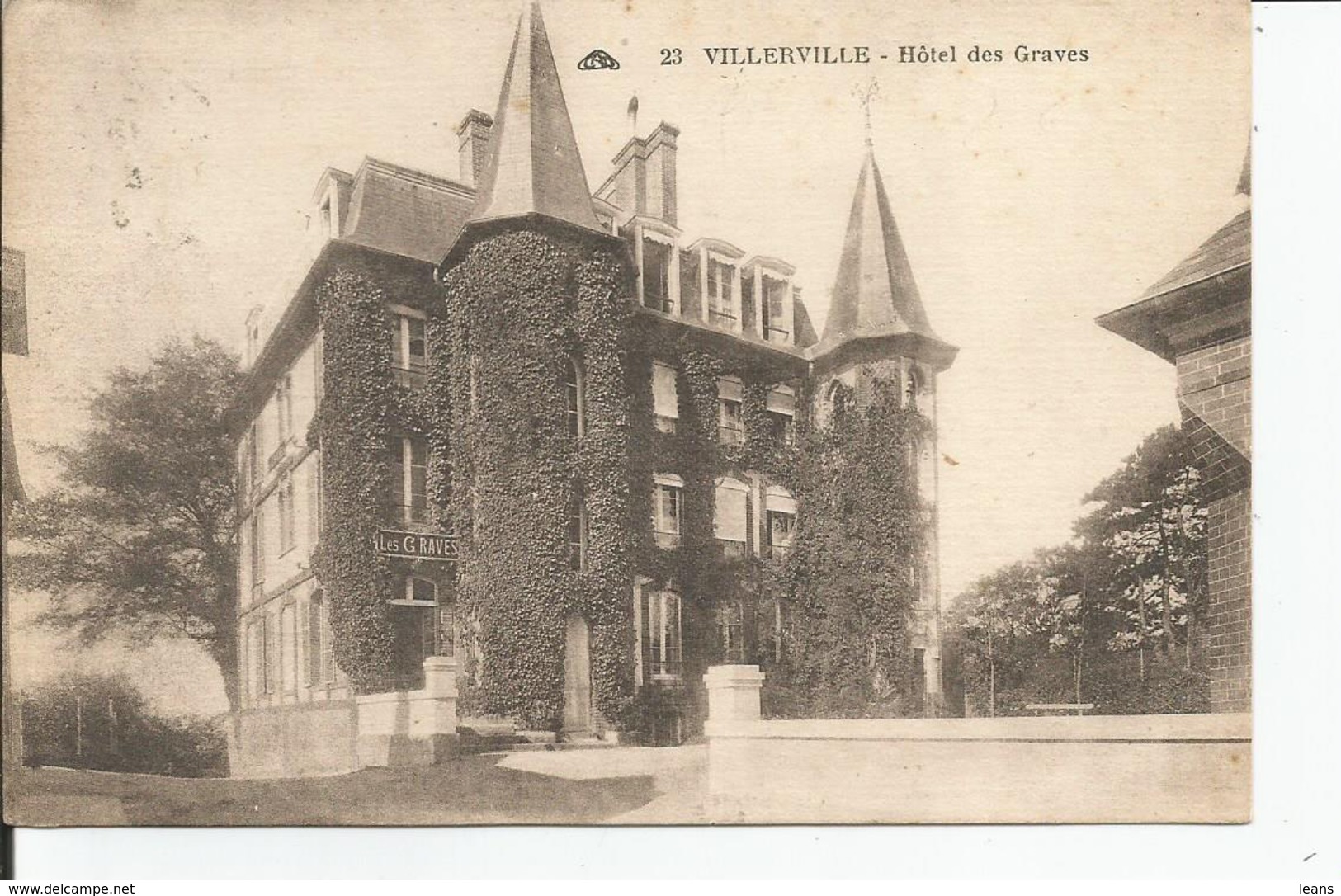 VILLERVILLE  Hotel Des Graves - Hotels & Restaurants