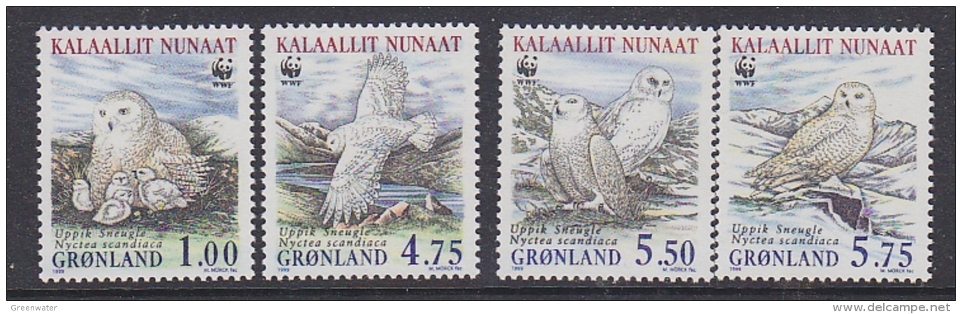 Greenland 1999 WWF / Owls 4v ** Mnh (31871) - Unused Stamps