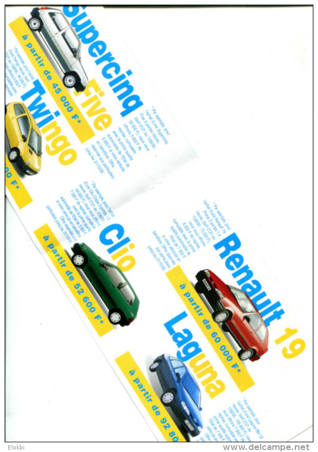 De La Renault 4 ( R4 - 4L )  à La Renault Laguna - Advertising