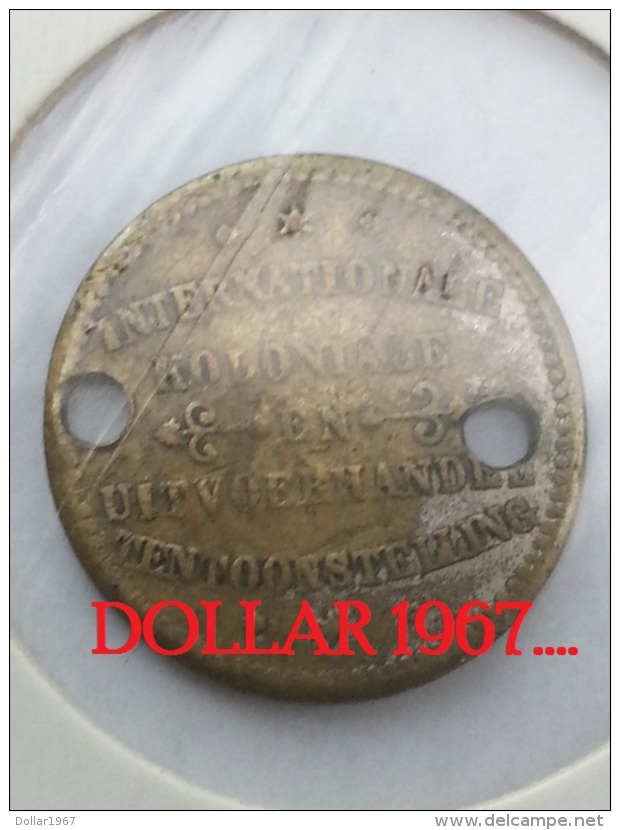 .medal - Medaille - Medaille : Internationale Koloniale En Uitvoerhandel 1883 - Profesionales/De Sociedad