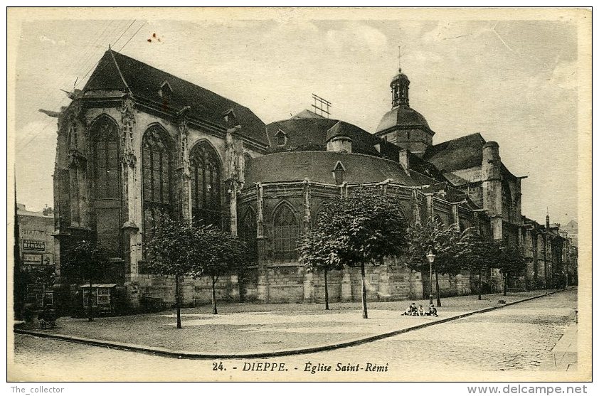 Dieppe - Eglise Saint-Rémi - N°24 - Edition G. Artaud - Nantes - BEAU PLAN - Notez L Inscription Au Dos. - Dieppe