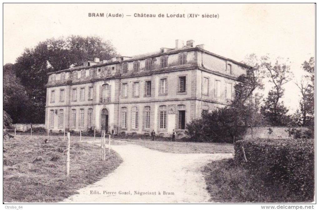 CPA BRAM 11 - Château De Lordat - Bram