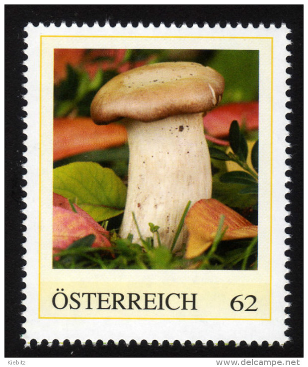 ÖSTERREICH 2014 ** Kräuterseitling / Pleurotus Eryngii - PM Personalized Stamp MNH - Pilze