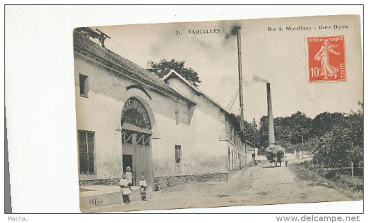Sarcelles - Rue De Montfleury - Usine Decam - 1914 - Sarcelles