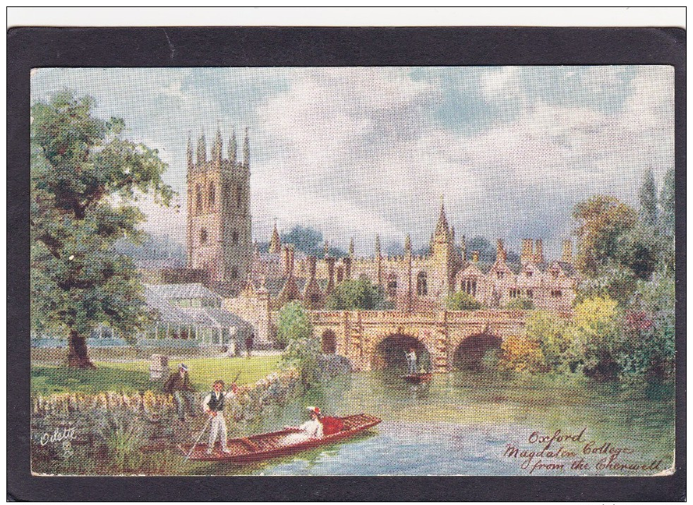 Old Tuck`s Oilette Post Card Of Magdalen College,Oxford,Posted With Stamp,K26. - Oxford