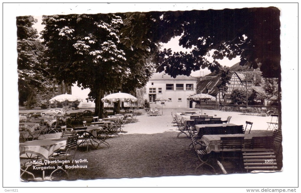 7347 BAD ÜBERKINGEN, Kurgarten, Badehaus, 1958 - Bad Überkingen