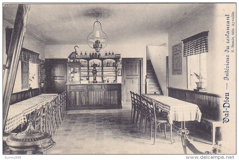 Val-Dieu - Intérieur Du Restaurant (E. Desaix, Censure) - Aubel