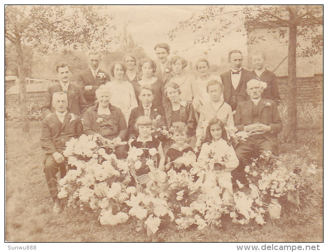 Beaufays - Lot De 4 Photos (3 Carte-photo & 1 Photo) Animée (famille Buyle, Nicolaï Octavie, Paris 1913) - Chaudfontaine