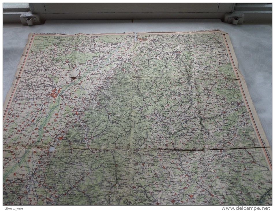 " SCHWARZWALD " 1/200.000 ( Gaebler's Leipzig ) !! DETAILS !! ( Zie Foto´s ) ! - Carte Geographique