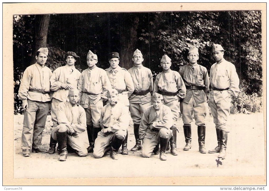 Carte Photo Ancienne Camp De Bitche   1929 Soldats - Guerre, Militaire