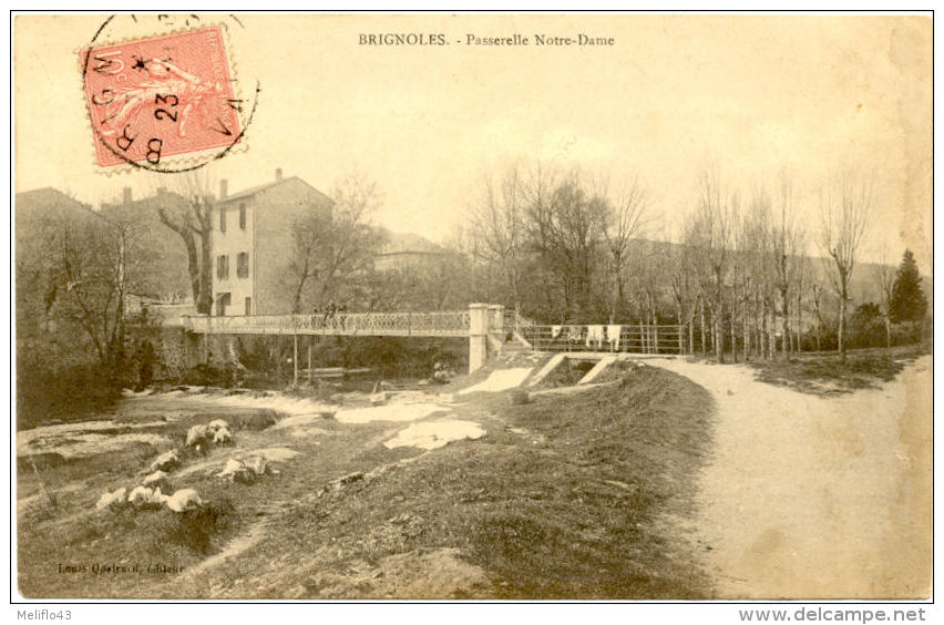 83/CPA - Brignoles - Passerelle Notre Dame - Brignoles