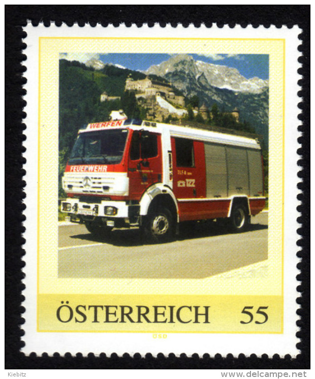 ÖSTERREICH 2008 ** Feuerwehr, Fire Brigade - PM Personalized Stamp MNH - Feuerwehr