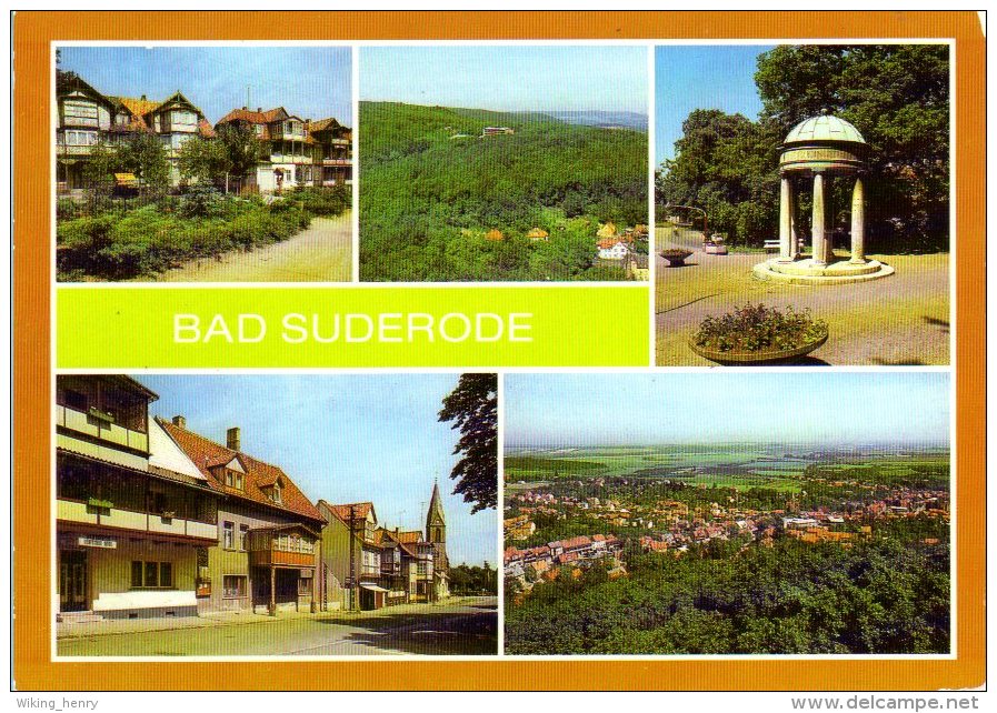 Quedlinburg Bad Suderode - Mehrbildkarte 8 - Quedlinburg