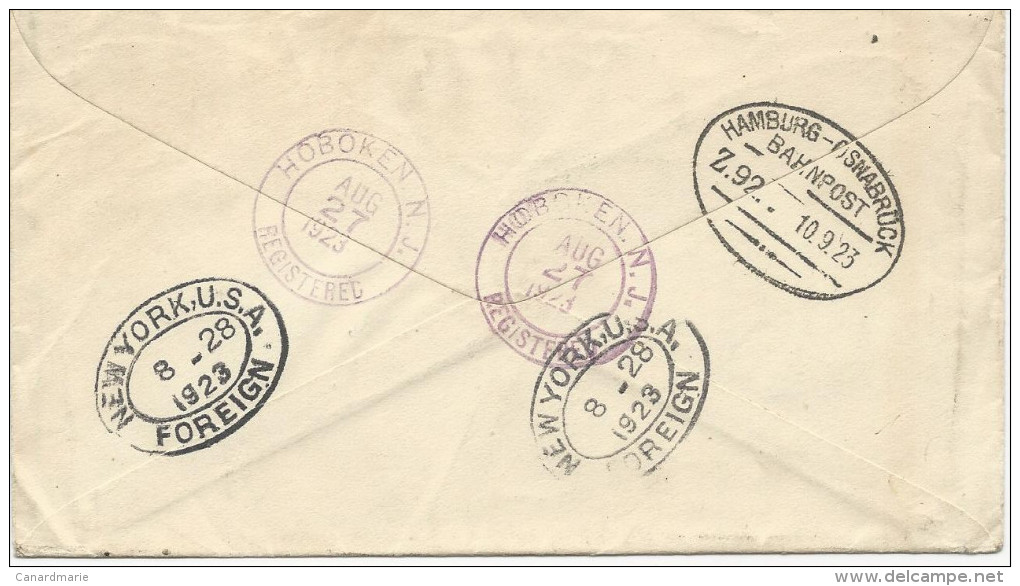 ENTIER POSTAL RECOMMANDE DE 1928 POUR L´ALLEMAGNE - 1921-40