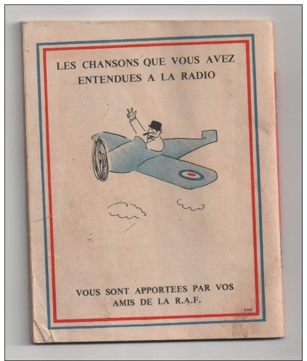 Chansons De La BBC - Paroles Et Musiques. Période 1940 - 1945 47 Pages - 45 Chansons Parodiées. - Documents Historiques