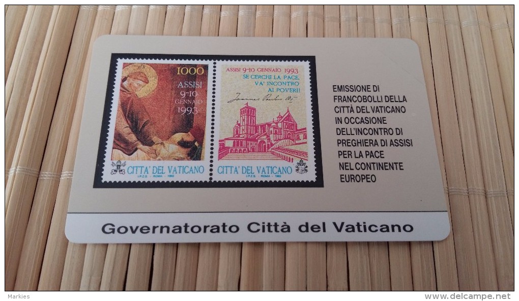 Vatican Phonecard SCV 1 (Mint,Neuve) Rare - Vatican