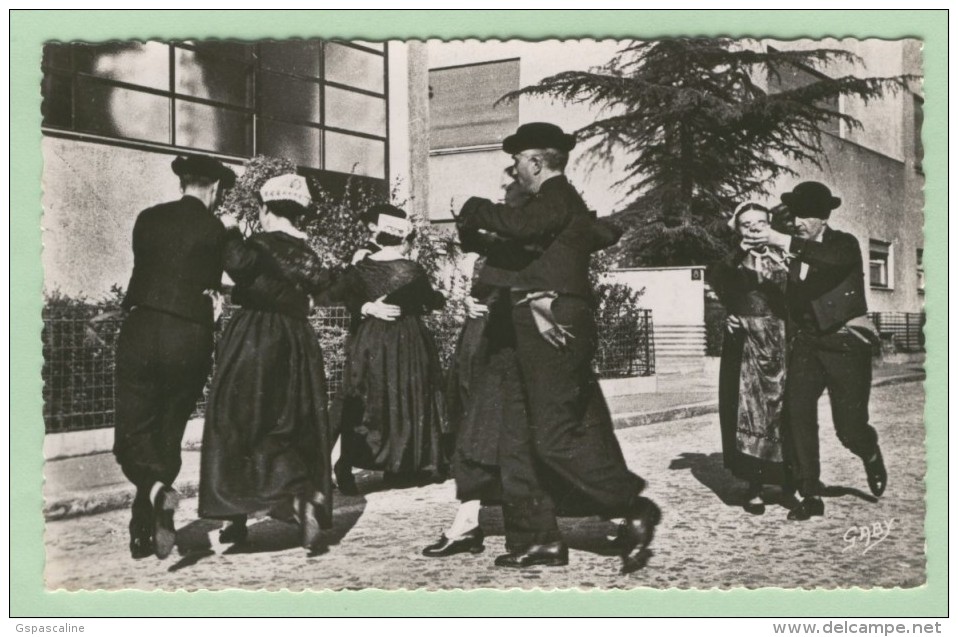 FOLKLORE DE VENDEE - 44 - Edts Artaud - Costumes Maraichins. Ronde Maraichine 3è Figure De La Grande Danse (recto-verso) - Trachten