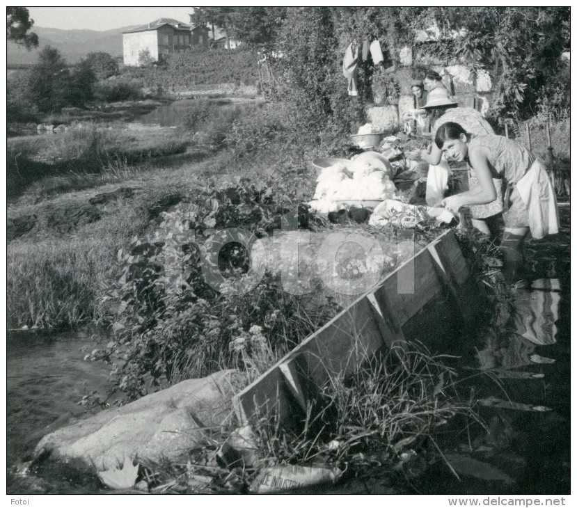 50s REAL PHOTO FOTO POSTCARD MOINHO WATER MILL MOULIN RIO VOUGA SAO PEDRO SUL VISEU PORTUGAL CARTE POSTALE - Viseu