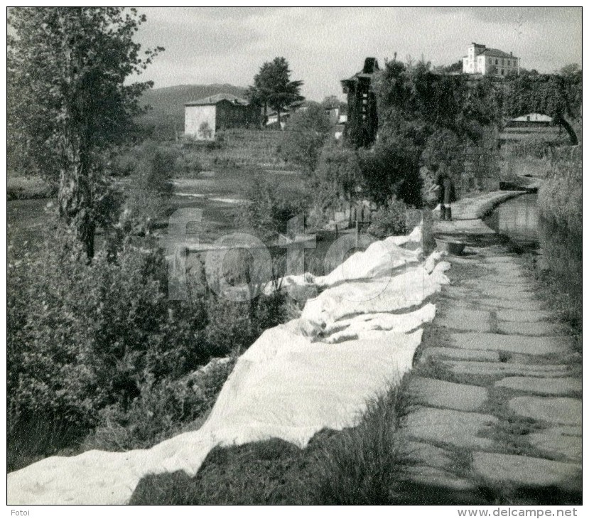 50s REAL PHOTO FOTO POSTCARD RIO VOUGA SAO PEDRO SUL VISEU PORTUGAL CARTE POSTALE - Viseu