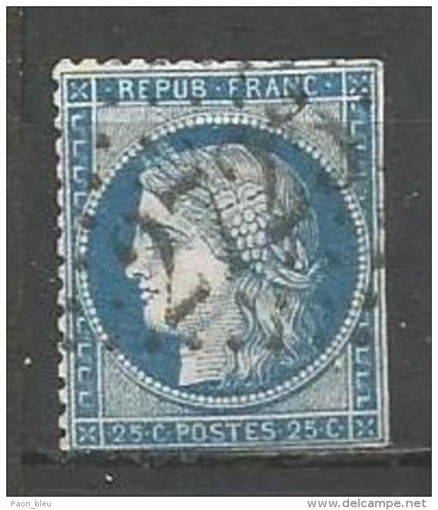 France - Obl. GC2725 ONNAING Sur Timbre Napoleon III Et/ou Cérès - N°60 - Andere & Zonder Classificatie