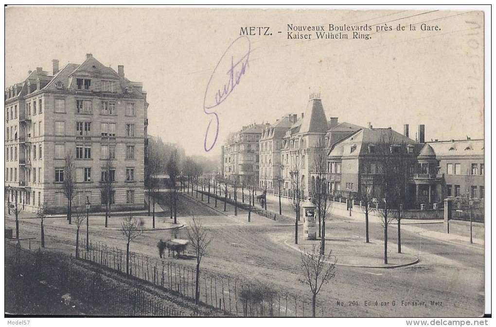 METZ -Nouveaux Boulevards Prés De La Gare - Metz