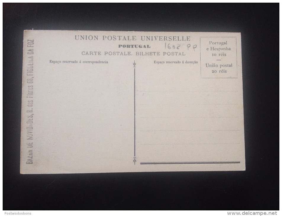 1602PP) Portugal Figueira Da Foz Praça De Luis De Camões Ed. Bazar Das Novidades - Coimbra