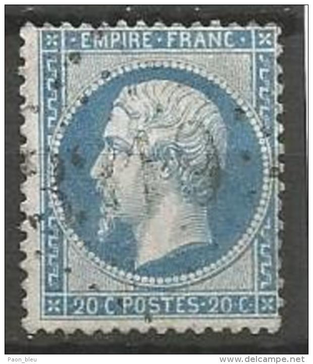 France - Obl. GC3319 SAULIEU Sur Timbre Napoleon III Et/ou Cérès - N°22 - Andere & Zonder Classificatie