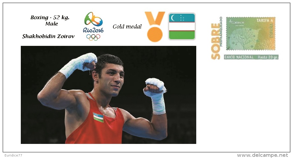 Spain 2016 - Olympic Games Rio 2016 - Gold Medal - Boxing Male Uzbekistan Cover - Otros & Sin Clasificación