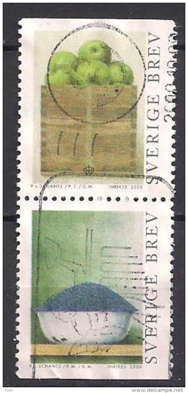 Schweden  (2000)  Mi.Nr.  2179 + 2180 , S895  Gest. / Used  (18eu10) - Usados