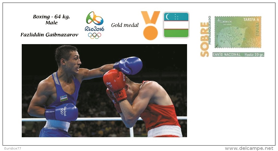 Spain 2016 - Olympic Games Rio 2016 - Gold Medal - Boxing Male Uzbekistan Cover - Otros & Sin Clasificación