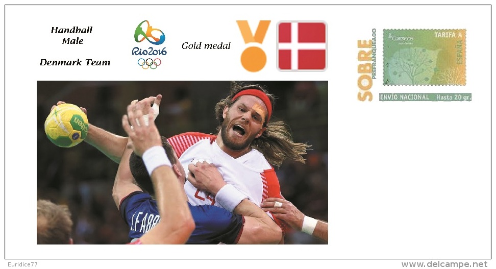 Spain 2016 - Olympic Games Rio 2016 - Gold Medal - Handball Male Denmark Cover - Otros & Sin Clasificación