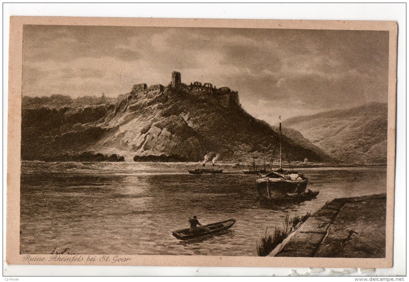 ALLEMAGNE . RUINE RHEINFELS BEI St. GOAR - Réf. N°16952 - - St. Goar