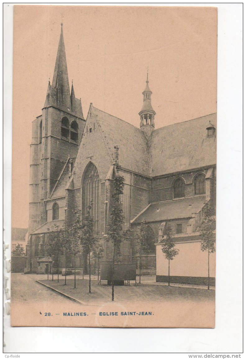 BELGIQUE . BELGIË . MALINES . MECHELEN . ÉGLISE SAINT-JEAN - Réf. N°16957 - - Malines