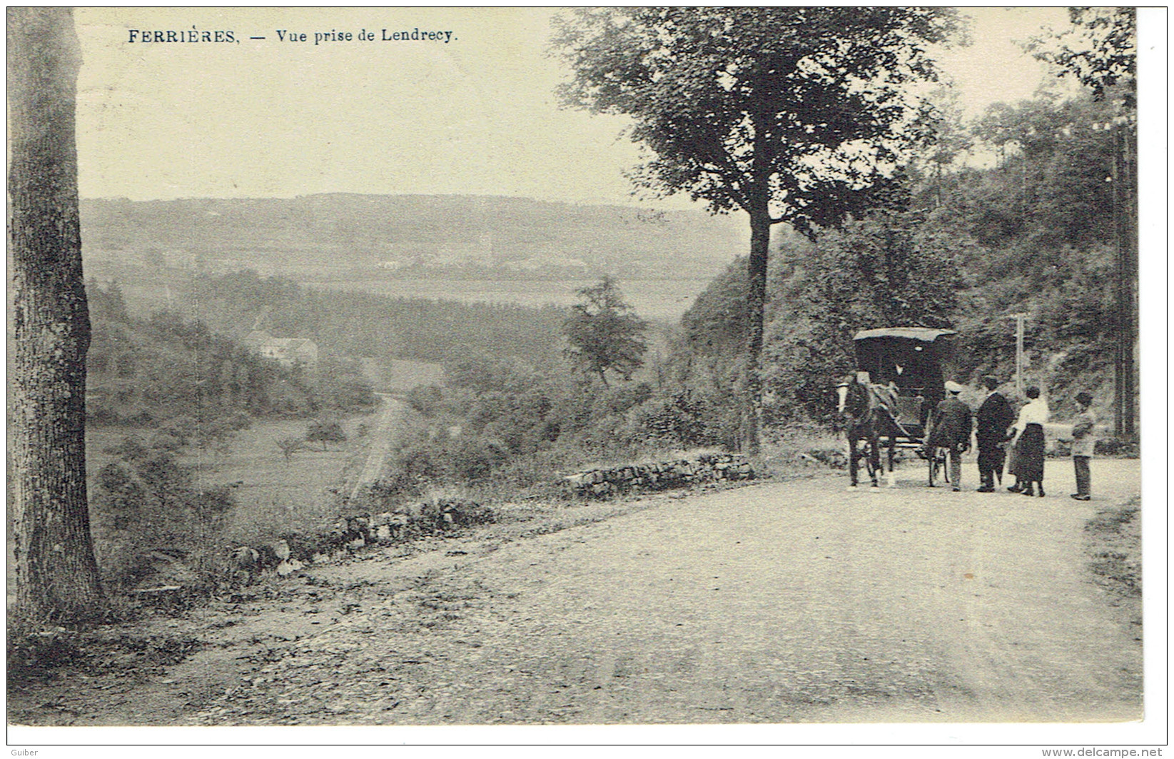 Ferrieres Vue Prise De Lendrecy Attelage Et Animation  E. Desaix - Ferrieres