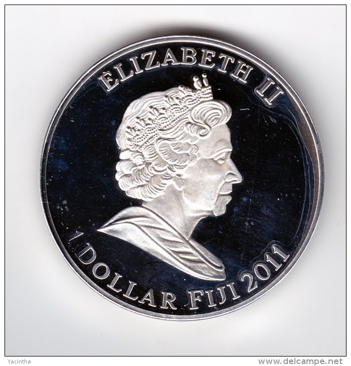 @Y@   Fiji  Eilanden  1 Dollar 2011  Uranus   PROOF  (3036) - Fiji