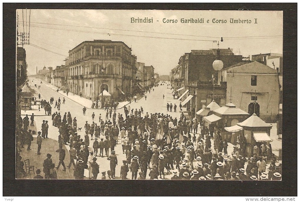 BRINDISI - Corso Garibaldi E Corso Umberto I - Brindisi