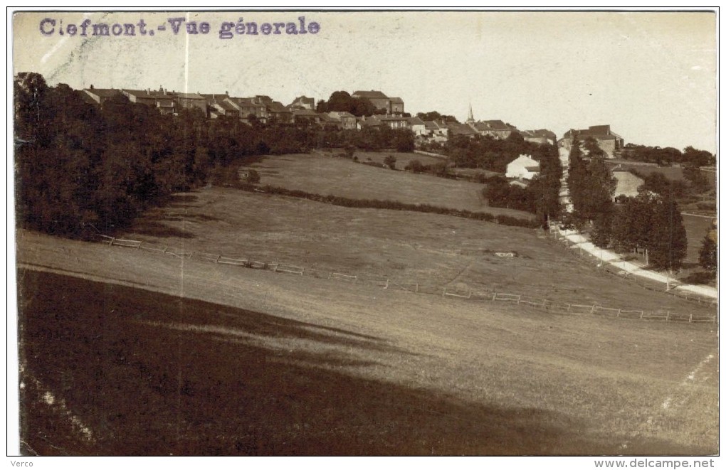 CARTE POSTALE ANCIENNE DE CLEFMONT - VUE GENERALE - Clefmont